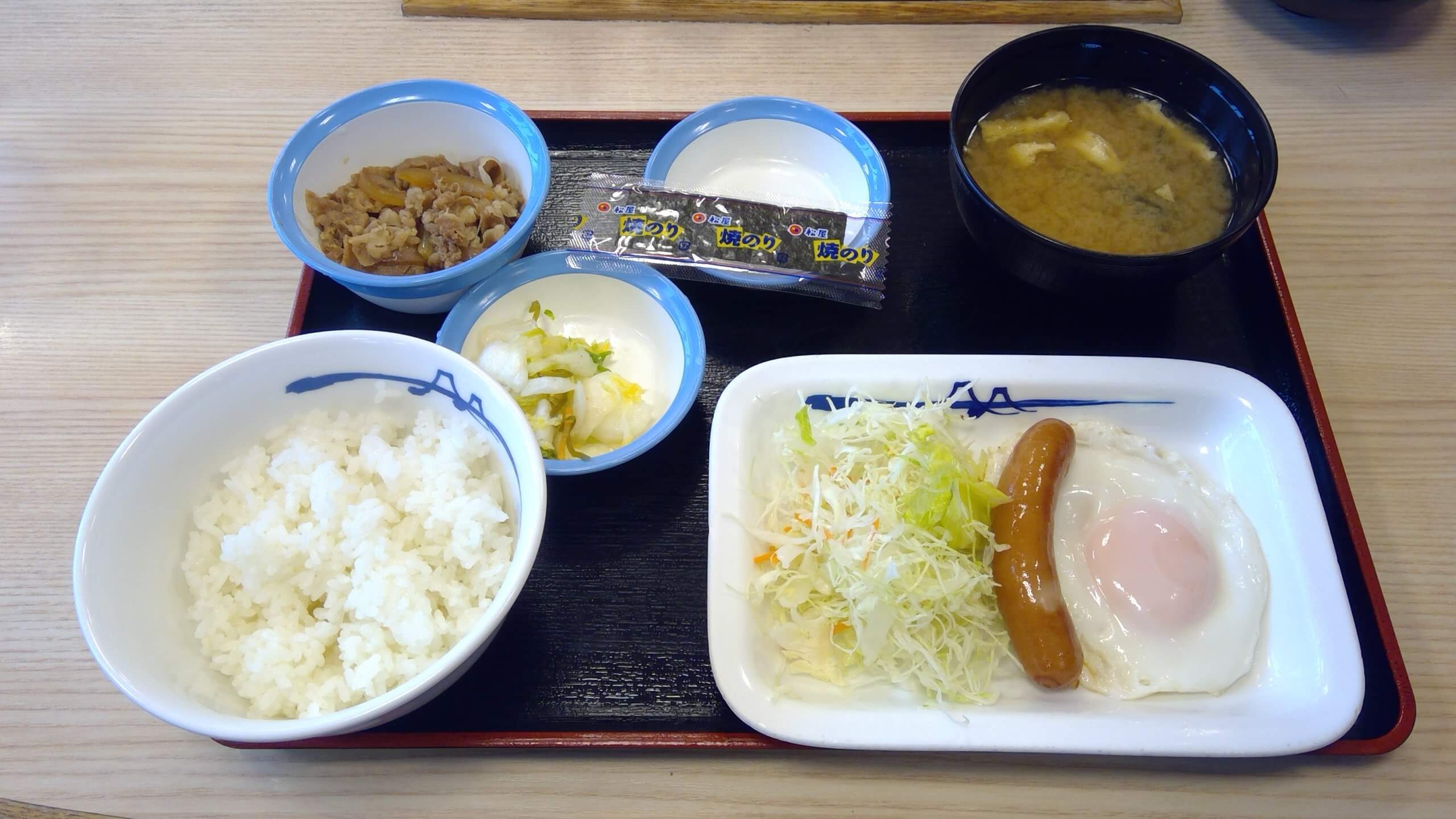 松屋　朝食